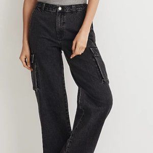 Madewell Low-Slung Straight Cargo Jeans in Ranney Wash 29